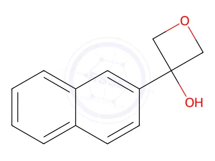 Chemical structure of 3-(naphthalen-2-yl)oxetan-3-ol
