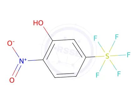 Chemical structure of 2-Nitro-5-(pentafluorosulfanyl)phenol