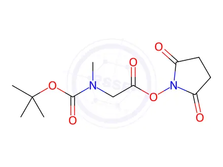 Chemical structure of BOC-SAR-OSU
