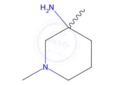 Chemical structure of 1,3-Dimethylpiperidin-3-amine