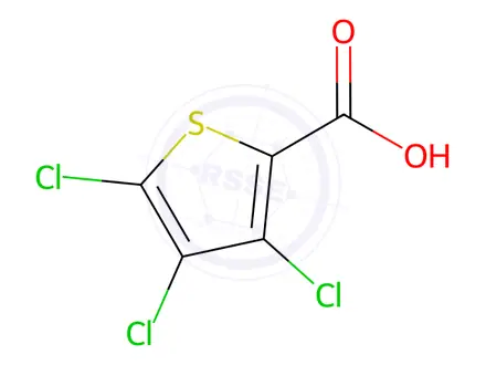 Chemical structure of 3,4,5-Trichlorothiophene-2-Carboxylic Acid