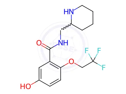 Chemical structure of Flecainide Meta-O-dealkylated