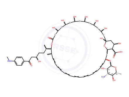 Chemical structure of Aureofungin A