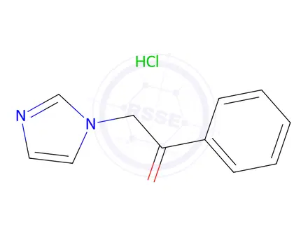 Chemical structure of 2-(1H-imidazol-1-yl)-1-phenylethan-1-one hydrochloride