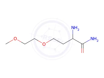 Chemical structure of 2-Amino-4-(2-methoxyethoxy)butanamide