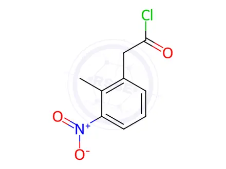 Chemical structure of (2-METHYL-3-NITRO-PHENYL)-ACETYL CHLORIDE