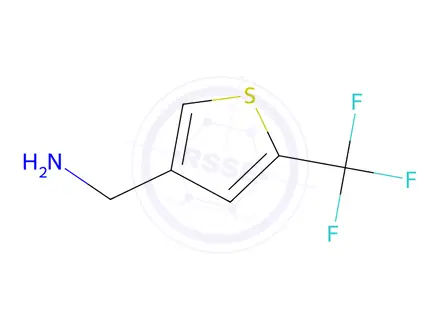 Chemical structure of (5-(Trifluoromethyl)thiophen-3-yl)methanamine