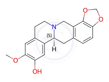 Chemical structure of Cheilanthifoline