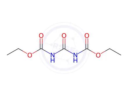 Chemical structure of Diimidotricarbonic acid, diethyl ester