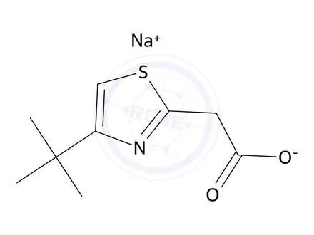 Chemical structure of Sodium 2-(4-tert-butyl-1,3-thiazol-2-yl)acetate