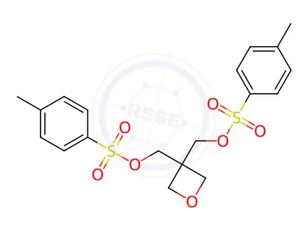 Chemical structure of Oxetane-3,3-diylbis(methylene) bis(4-methylbenzenesulfonate)