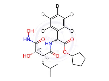 Chemical structure of Tosedostat-d5