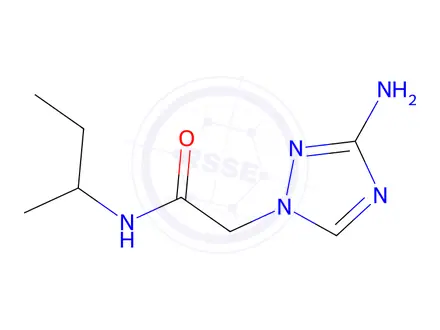 Chemical structure of 2-(3-Amino-1h-1,2,4-triazol-1-yl)-N-(sec-butyl)acetamide