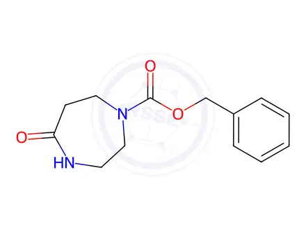 Chemical structure of 5-Oxo-[1,4]diazepane-1-carboxylic Acid Benzyl Ester