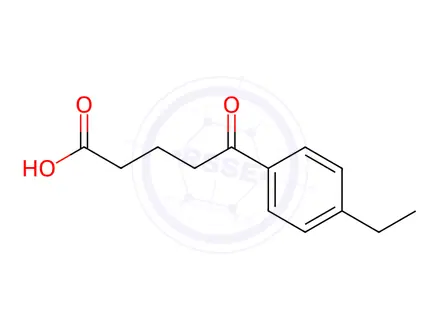 Chemical structure of 5-(4-ETHYLPHENYL)-5-OXOVALERIC ACID