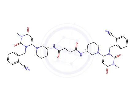 Chemical structure of Alogliptin Impurity 90