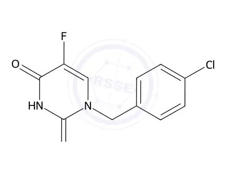 Chemical structure of 1-(4-Chlorobenzyl)-5-fluoro-uracil