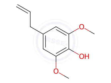 Chemical structure of 4-Allyl-2,6-dimethoxyphenol