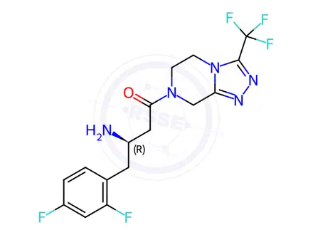 Chemical structure of Sitagliptin EP Impurity C
