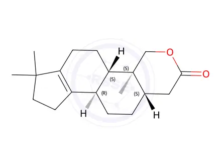 Chemical structure of (4aS,4bS,9bR,11aS)-4a,7,7-trimethyl-4,4a,4b,5,6,7,8,9,9b,10,11,11a-dodecahydroindeno[4,5-h]isochromen-2(1H)-one