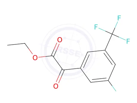 Chemical structure of Ethyl 2-(3-fluoro-5-(trifluoromethyl)phenyl)-2-oxoacetate