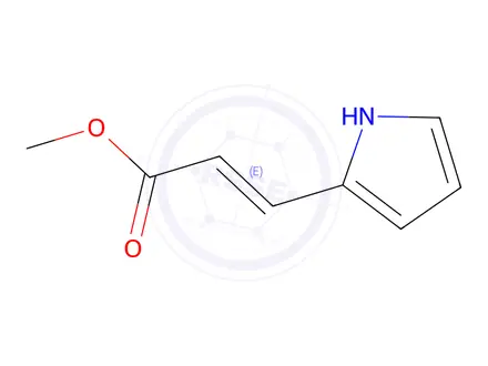 Chemical structure of (E)-Methyl 3-(1H-pyrrol-2-yl)acrylate