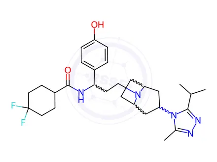 Chemical structure of Maraviroc Impurity 39