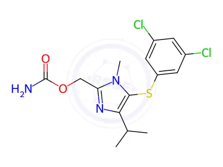 Chemical structure of Capravirine Impurity 32