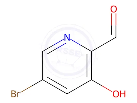 Chemical structure of 5-Bromo-3-hydroxypicolinaldehyde