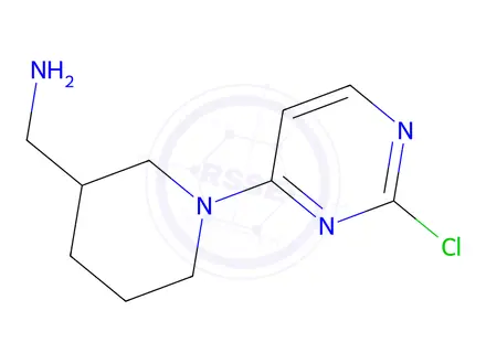 Chemical structure of [1-(2-Chloropyrimidin-4-yl)piperidin-3-yl]methanamine