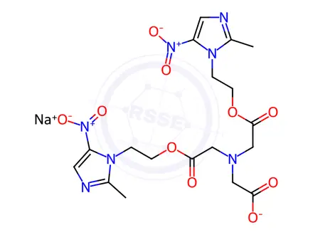 Chemical structure of Sodium Glycididazole
