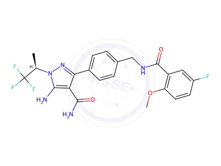 Chemical structure of Pirtobrutinib Impurity 2