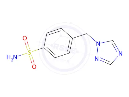 Chemical structure of 4-(1h-1,2,4-triaZol-1-ylmethyl)benzene-1-sulfonamide