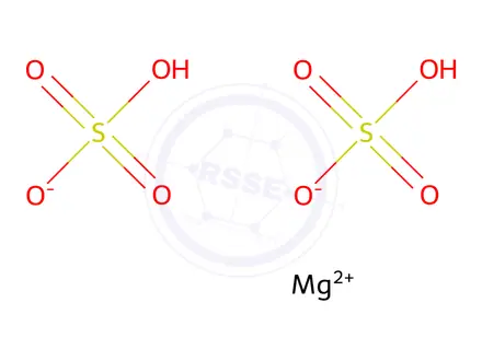 Chemical structure of Magnesium hydrogensulfate