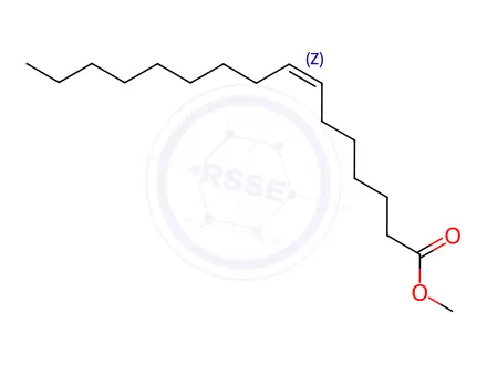 Chemical structure of METHYL CIS-7-HEXADECENOATE