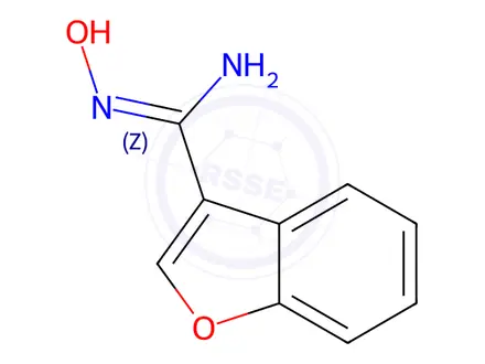 Chemical structure of N'-Hydroxy-1-benzofuran-3-carboximidamide