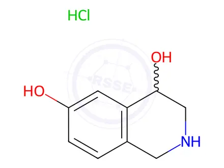 Chemical structure of 1,2,3,4-Tetrahydro-4,6-isoquinolinediol Hydrochloride