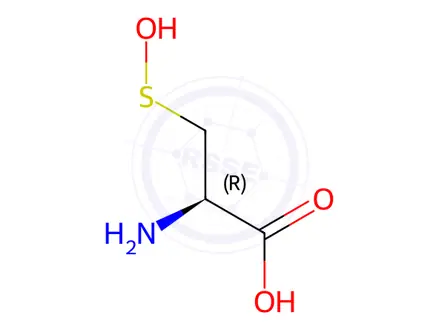 Chemical structure of Acetylcysteine Impurity 210