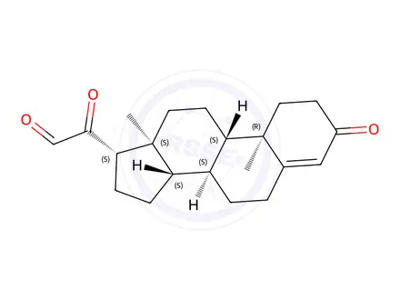 Chemical structure of Cortexolone Impurity A