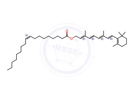 Chemical structure of all-trans-Retinyl Oleate