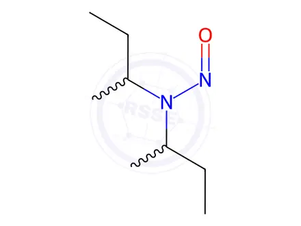 Chemical structure of Di-sec-butylnitrosamine