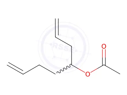 Chemical structure of 1,7-Octadien-4-ol 4-Acetate