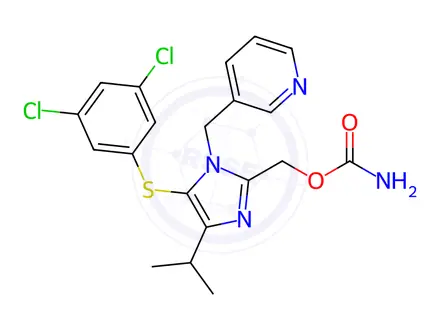 Chemical structure of Capravirine Impurity 1