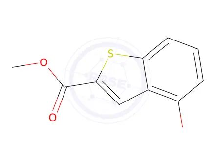 Chemical structure of methyl 4-hydroxy-1-benzothiophene-2-carboxylate