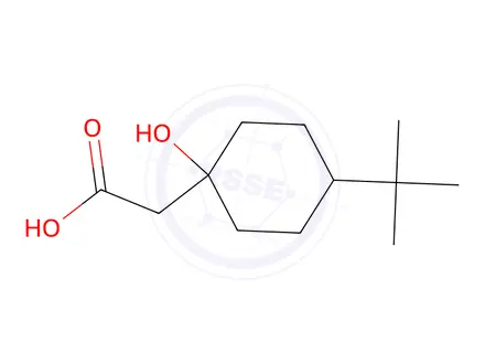 Chemical structure of 2-(4-(Tert-butyl)-1-hydroxycyclohexyl)acetic acid