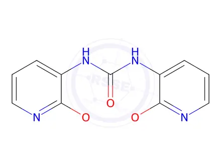 Chemical structure of 1,3-Bis(2-methoxypyridin-3-yl)urea