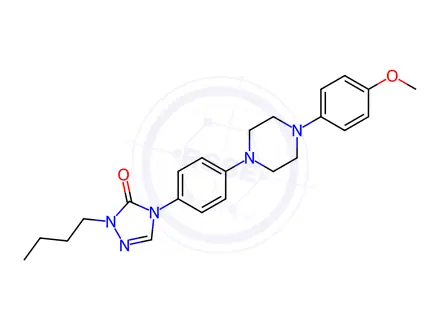 Chemical structure of Itraconazole Impurity 97