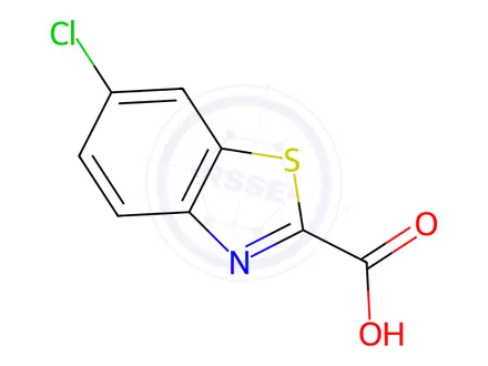 Chemical structure of 2-Benzothiazolecarboxylicacid,6-chloro-(6CI,7CI,8CI)