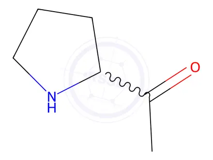 Chemical structure of 1-(Pyrrolidin-2-Yl)Ethanone