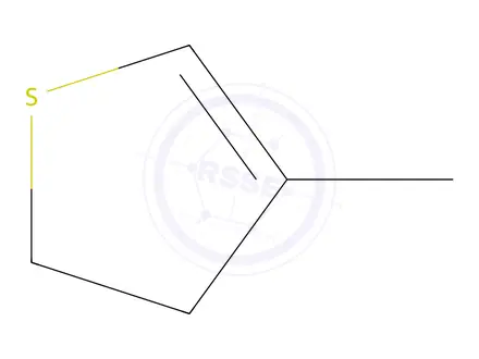 Chemical structure of 4,5-Dihydrothiophene, 3-methyl-
